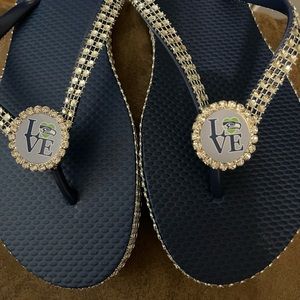 Seattle Seahawks sandals
